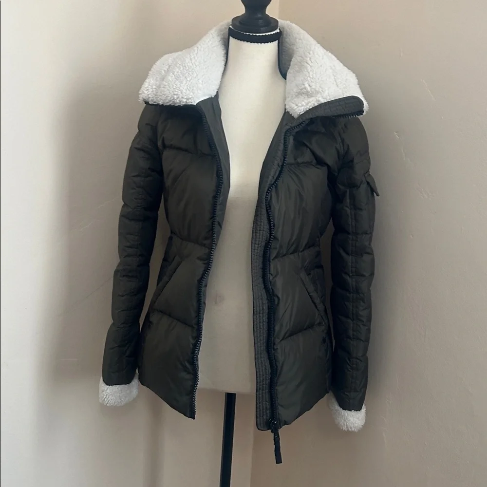 Bloomingdales-Aqua Down Jacket with Removable Hood. - Picture 4 of 17